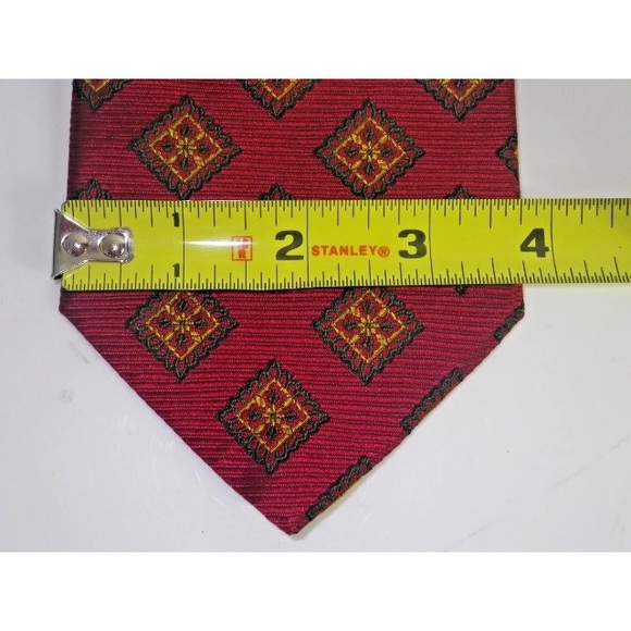 Angelos Men’s Luxury Silk Necktie Made in Italy - Picture 4 of 8